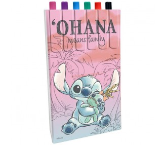 Blister 6 Boligrafos Stitch Disney