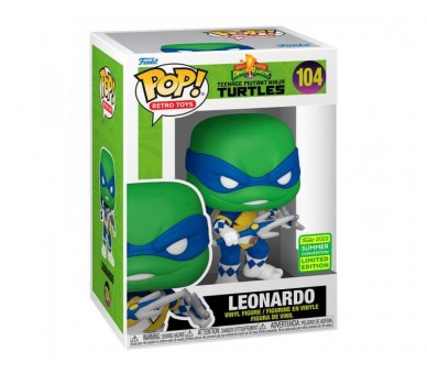 Las Tortugas Ninja X Power Rangers - Pop Leonardo **Edición