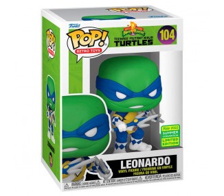 Las Tortugas Ninja X Power Rangers - Pop Leonardo **Edición