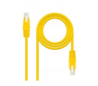 Cable De Red Rj45 Utp Nanocable 10.20.0402-Y Cat.6/ 2M/ Amar