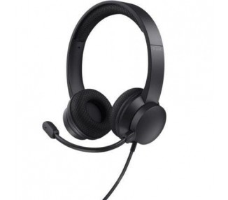 Auriculares Trust Hs-260/ Con Micrófono/ Usb/ Negros