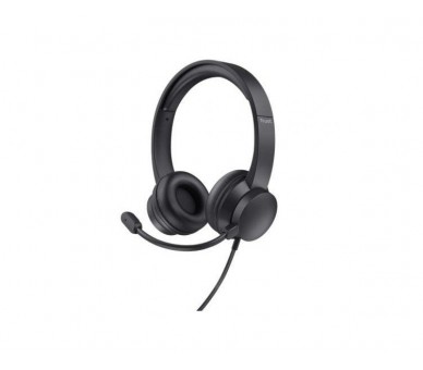 Auriculares Trust Hs-201 Usb/ Con Micrófono/ Usb/ Negros