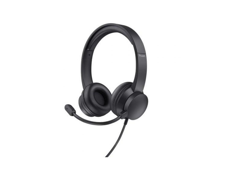 Auriculares Trust Hs-201 Usb/ Con Micrófono/ Usb/ Negros