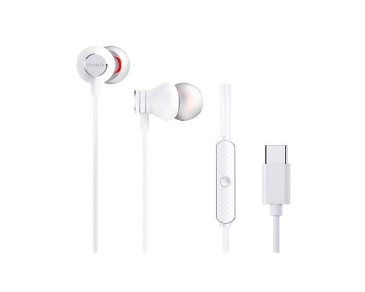 Auriculares Intrauditivos Aiwa Estm-50Usb-C/Wt/ Con Micrófon