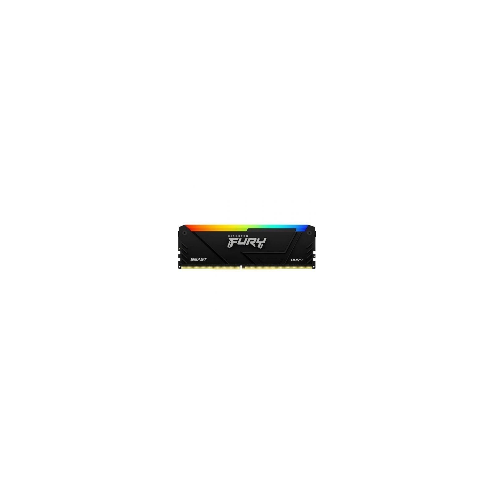 Memoria Ram Kingston Fury Beast Rgb 8Gb/ Ddr4/ 3200Mhz/ 1.35