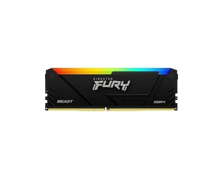 Memoria Ram Kingston Fury Beast Rgb 8Gb/ Ddr4/ 3200Mhz/ 1.35