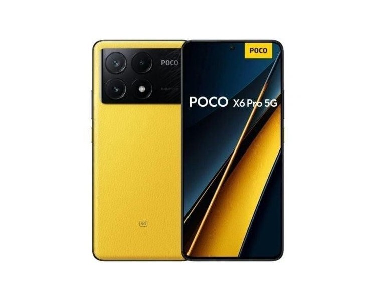 Smartphone Xiaomi Poco X6 Pro 6.67"/ 12Gb/ 512Gb/ 5G/ Amaril