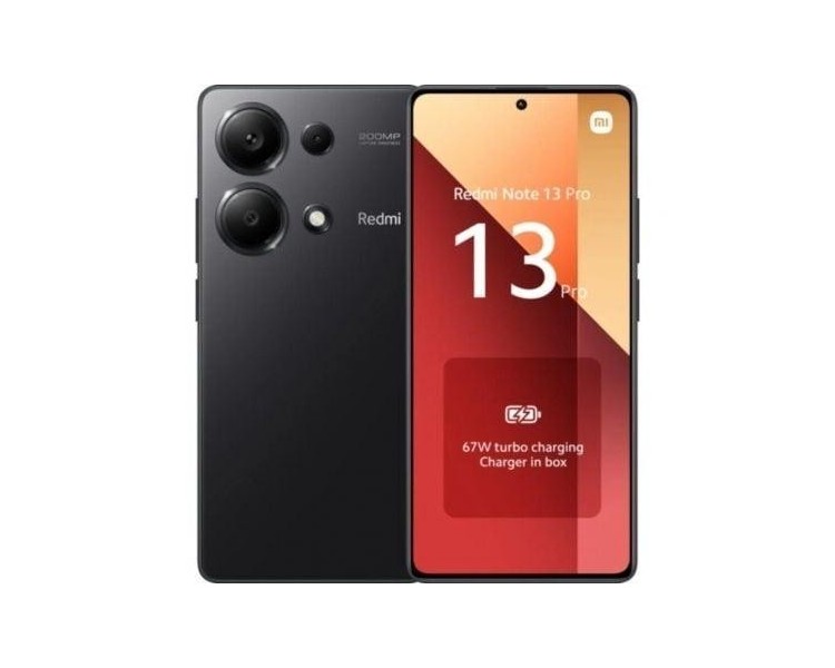 Smartphone Xiaomi Redmi Note 13 Pro 6.67'' 4G 12GB 512GB Neg