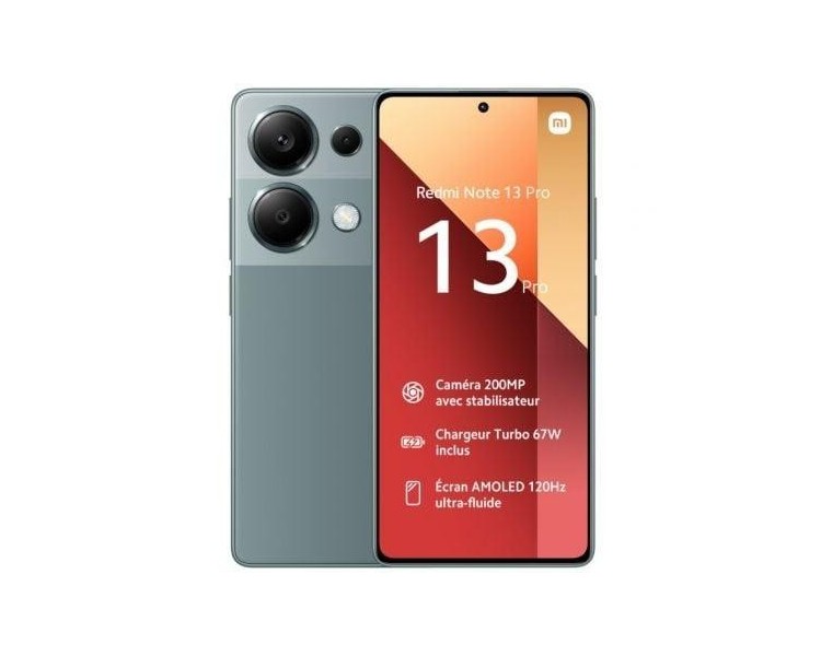 Smartphone Xiaomi Redmi Note 13 Pro 6.67" 12Gb/ 512Gb/Verde