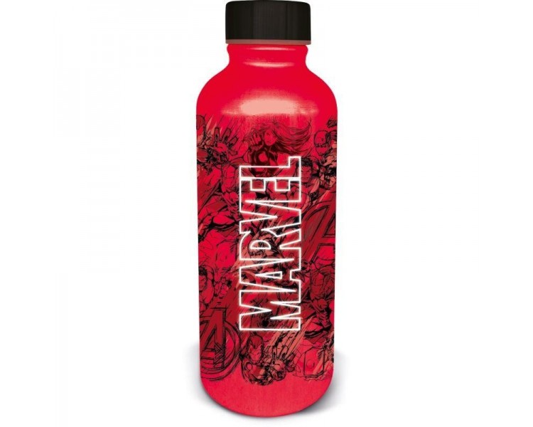Botella Metálica Ilustración Cómic Marvel (Rojo) 755 Ml