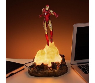 Lámpara Diorama Iron Man Volando 18 Cm