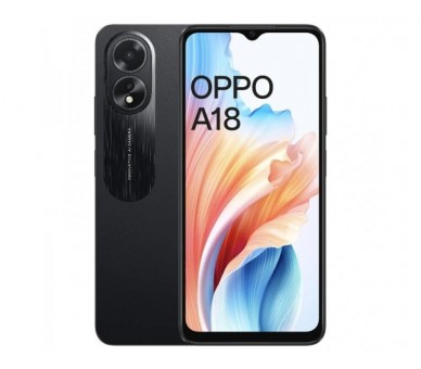 Smartphone Oppo A18 6.56" Hd+ 4Gb(+4) 128Gb Glowing Black