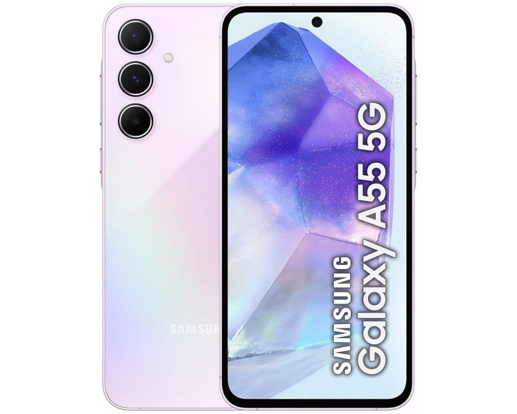 Smartphone Samsung Galaxy A55 5G Awesome Lilac 6.6"/8+128Gb