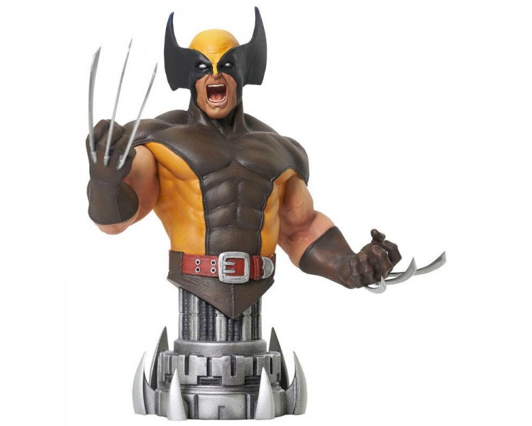 Figura Busto Diamond Collection Marvel Comic Wolverine Brown