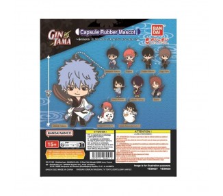 Set Gashapon 40 Articulos Gintama Capsule Rubber Mascot