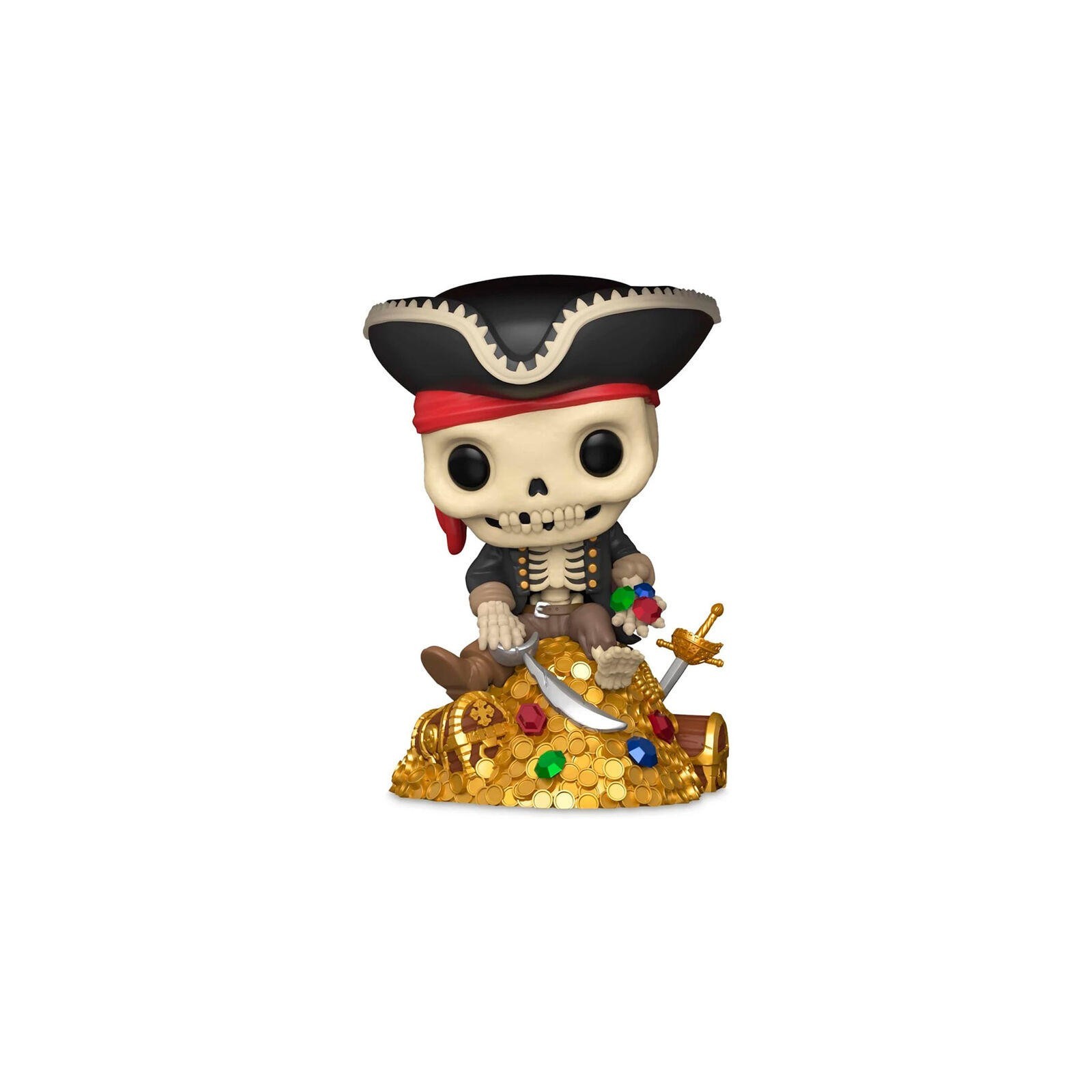 Figura Pop Deluxe Piratas Del Caribe Treasure Skeleton Exclu