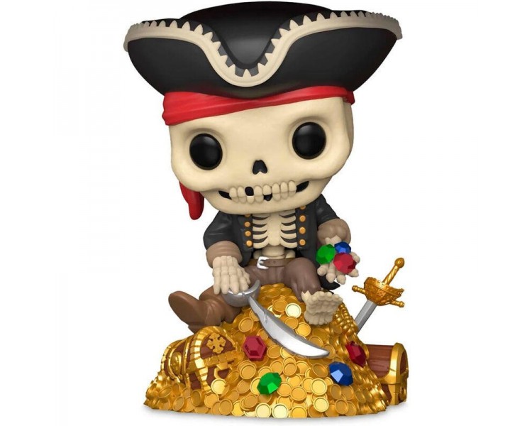 Figura Pop Deluxe Piratas Del Caribe Treasure Skeleton Exclu