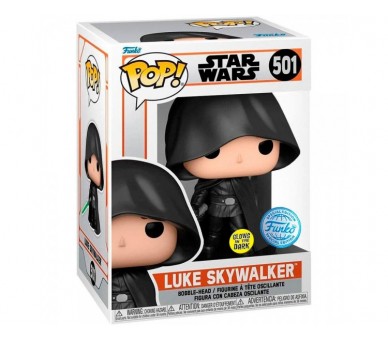 Figura Pop Star Wars Mandalorian Luke Skywalker Exclusive