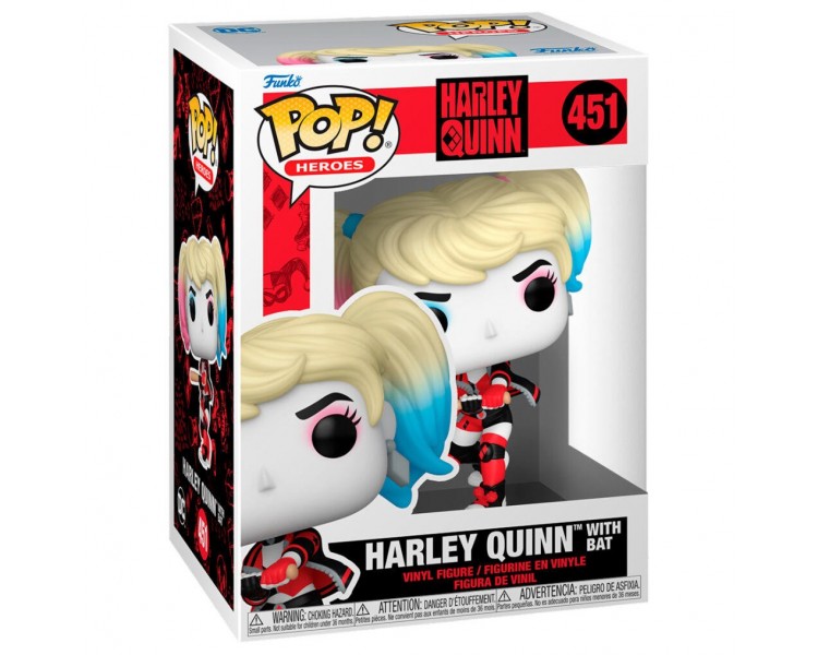 Figura Pop Dc Comics Harley Quinn With Bat