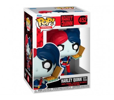 Figura Pop Dc Comics Harley Quinn With Pizza