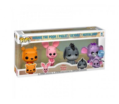 Blister 4 Figuras Pop Disney Winnie The Pooh Exclusive 2 Uni