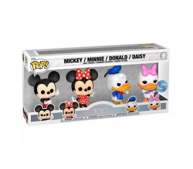 Blister 4 Figuras Pop Disney 100Th Anniversary Disney Classi