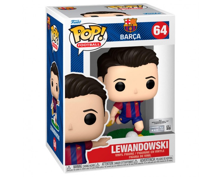 Figura Pop Football Fc Barcelona Lewandowski