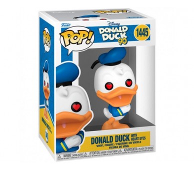 Figura Pop Disney 90Th Anniversary Donald Duck With Heart Ey