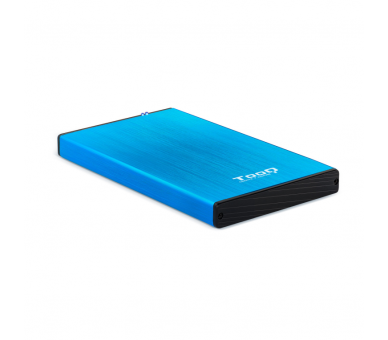 CAJA EXTERNA TOOQ TQE 2527BL 25 95 MM SATA USB 30 31 AZUL