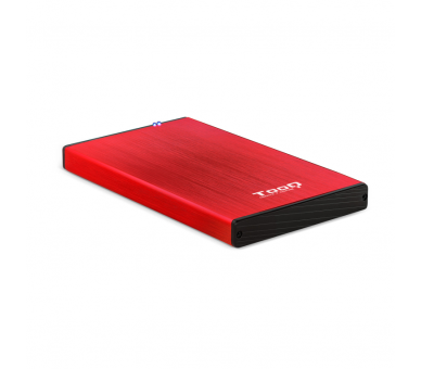 CAJA EXTERNA TOOQ TQE 2527R 25 95 MM SATA USB 30 31 ROJO