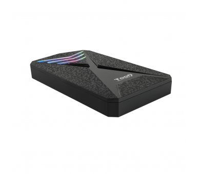 CAJA EXTERNA TQE 2550RGB 25 95 MM SATA USB 30 31 RGB