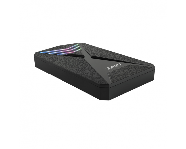 CAJA EXTERNA TQE 2550RGB 25 95 MM SATA USB 30 31 RGB