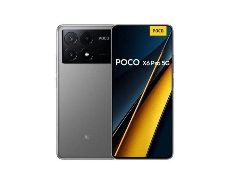 Smartphone Xiaomi Poco X6 Pro 6.67"/ 12Gb/ 512Gb/ 5G/ Gris