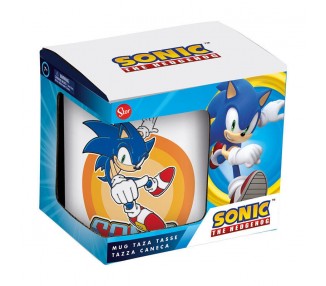 Taza En Caja Regalo Sonic Japón 325 Ml