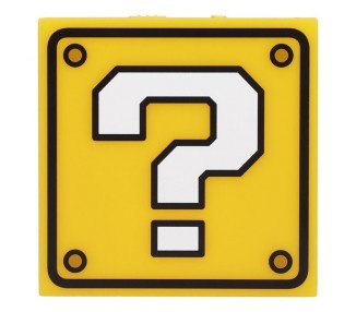 Lámpara Question Block De Super Mario 19 Cm