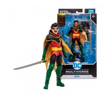 Figura Mcfarlane Dc Multiverse Damian Wayne Robin 17Cm