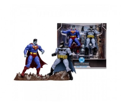 Pack De 2 Figuras Mcfarlane Dc Multiverse Bizarro & Batzarro