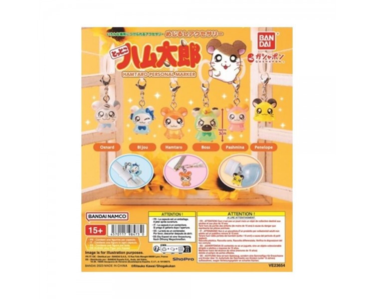 Surtido Gashapon 40 Unidades Hamtaro Personal Marker