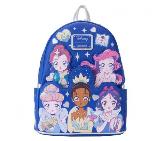 Mochila Manga Style Princesas Disney Loungefly 26Cm