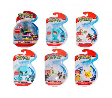 Figura Battle Pokemon 5Cm Surtido 6 Unidades