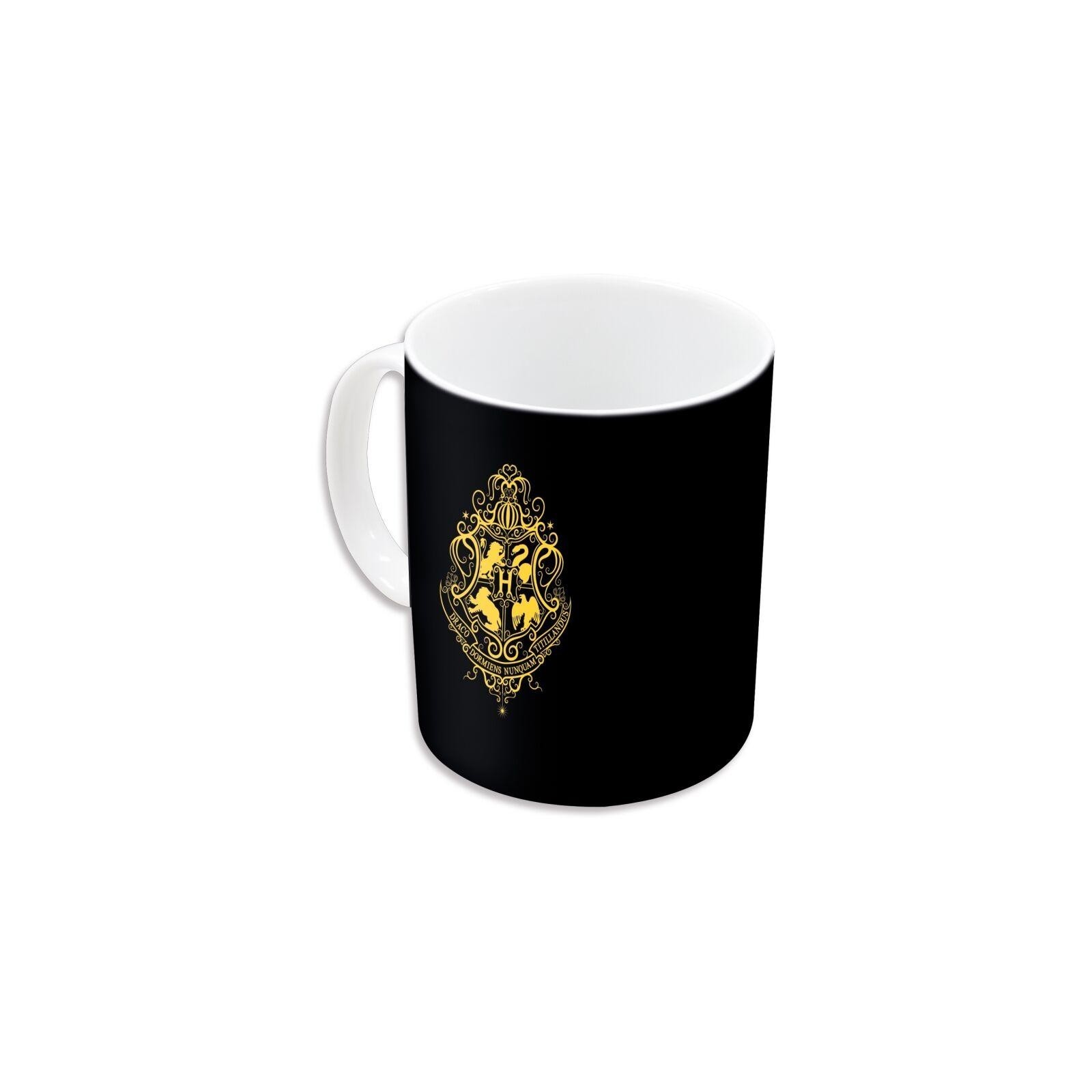 Taza Térmica Escudo Hogwarts Y Dragón 325 Ml