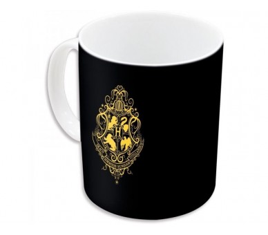 Taza Térmica Escudo Hogwarts Y Dragón 325 Ml