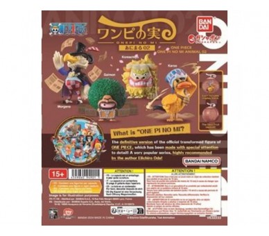 Surtido Bandai Gashapon One Piece Mi Animal 02 20 Articulos