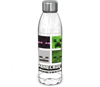 Botella De Plástico Criaturas Minecraft 980 Ml