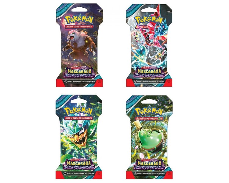 POKEMON JUEGO DE CARTAS COL. ESCARLATA Y PURPURA MASCARADA CREPUSCULAR EN BLISTER (ESP)