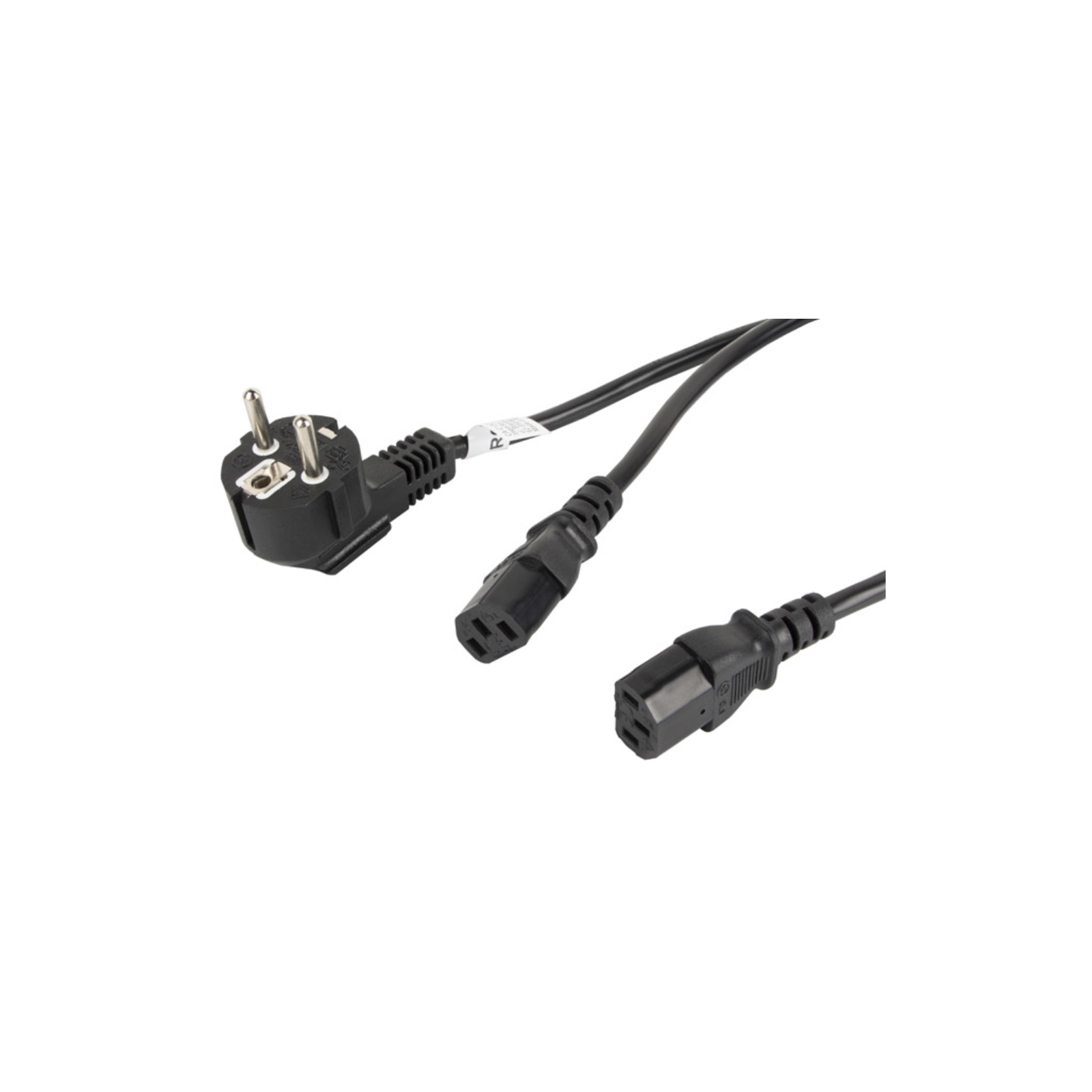 CABLE DE ALIMENTACION LANBERG SCHUKO CEE 7 7 A 2X IEC320 C13 2M