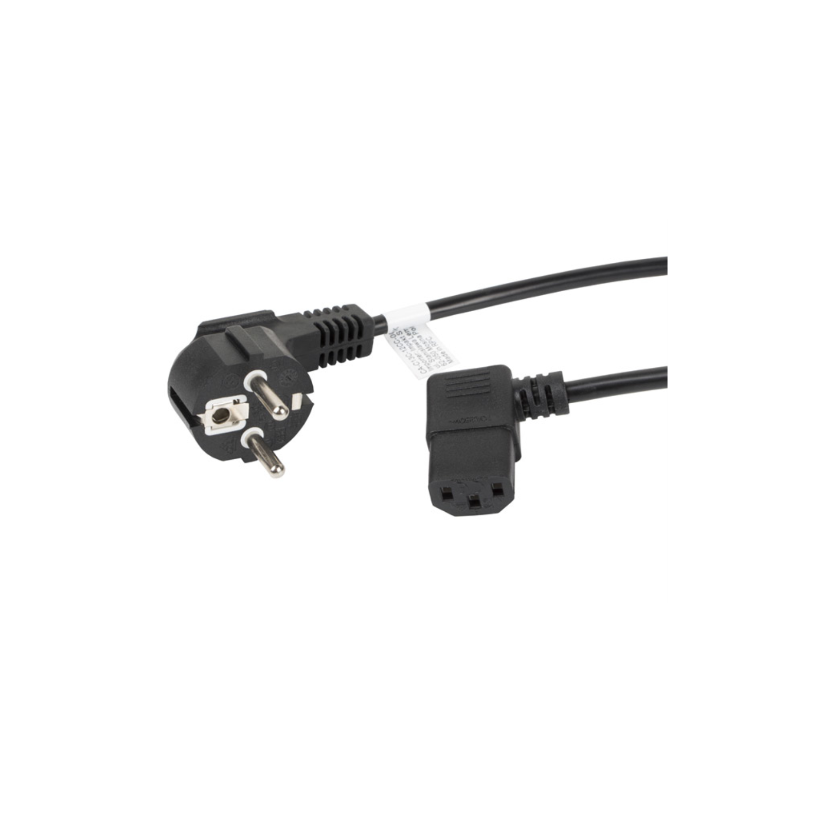 CABLE DE ALIMENTACION LANBERG SCHUKO CEE 7 7 A IEC320 C13 ACODADO 18M