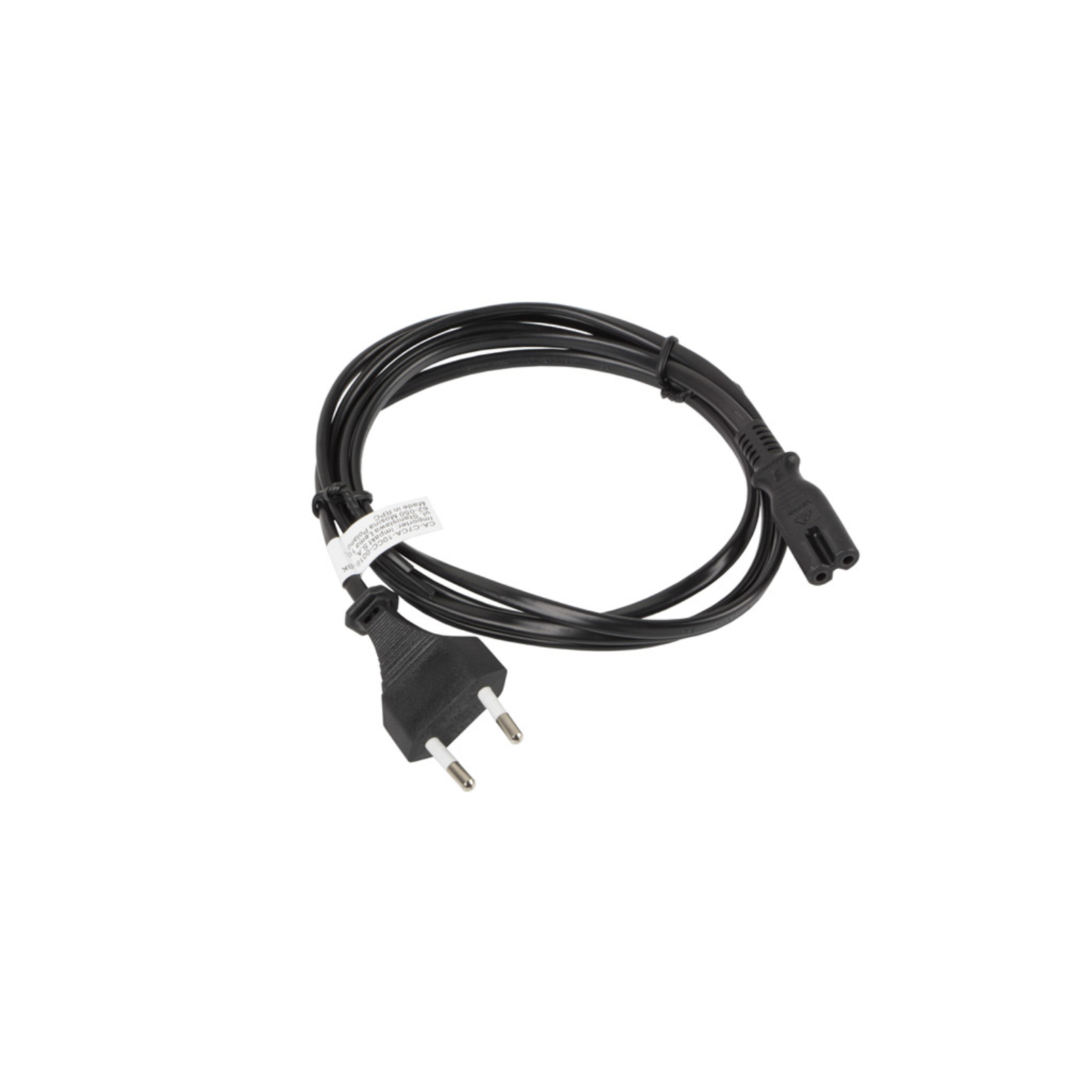 CABLE LANBERG DE ALIMENTACION OCHO CEE 7 16 A IEC320 C7 EURO RADIO NEGRO 18 M