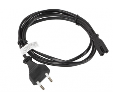 CABLE LANBERG DE ALIMENTACION OCHO CEE 7 16 A IEC320 C7 EURO RADIO NEGRO 18 M