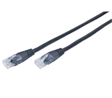 CABLE RED GEMBIRD UTP CAT5E MOLDEADO 025M NEGRO